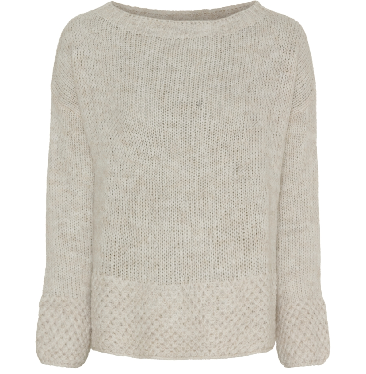 Strikk Celeste Creme