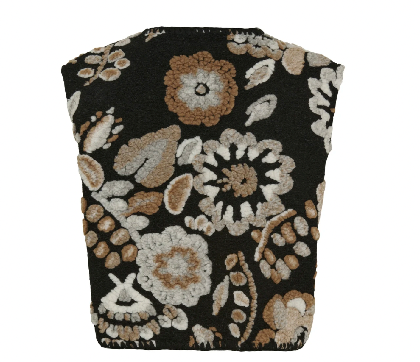 Vest Beige Flower
