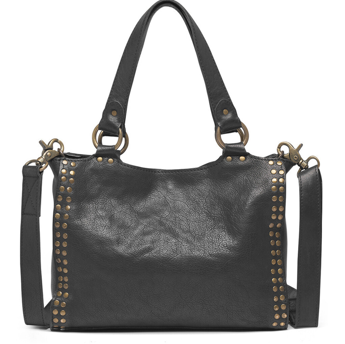 Arbeidsveske med nitter - Black