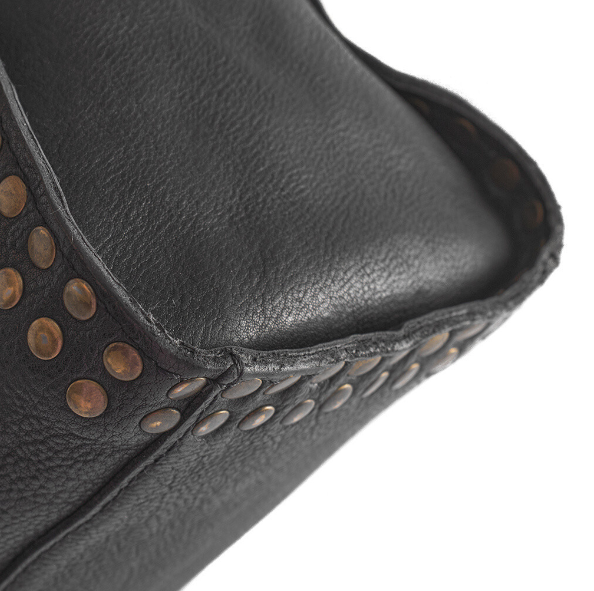 Arbeidsveske med nitter - Black