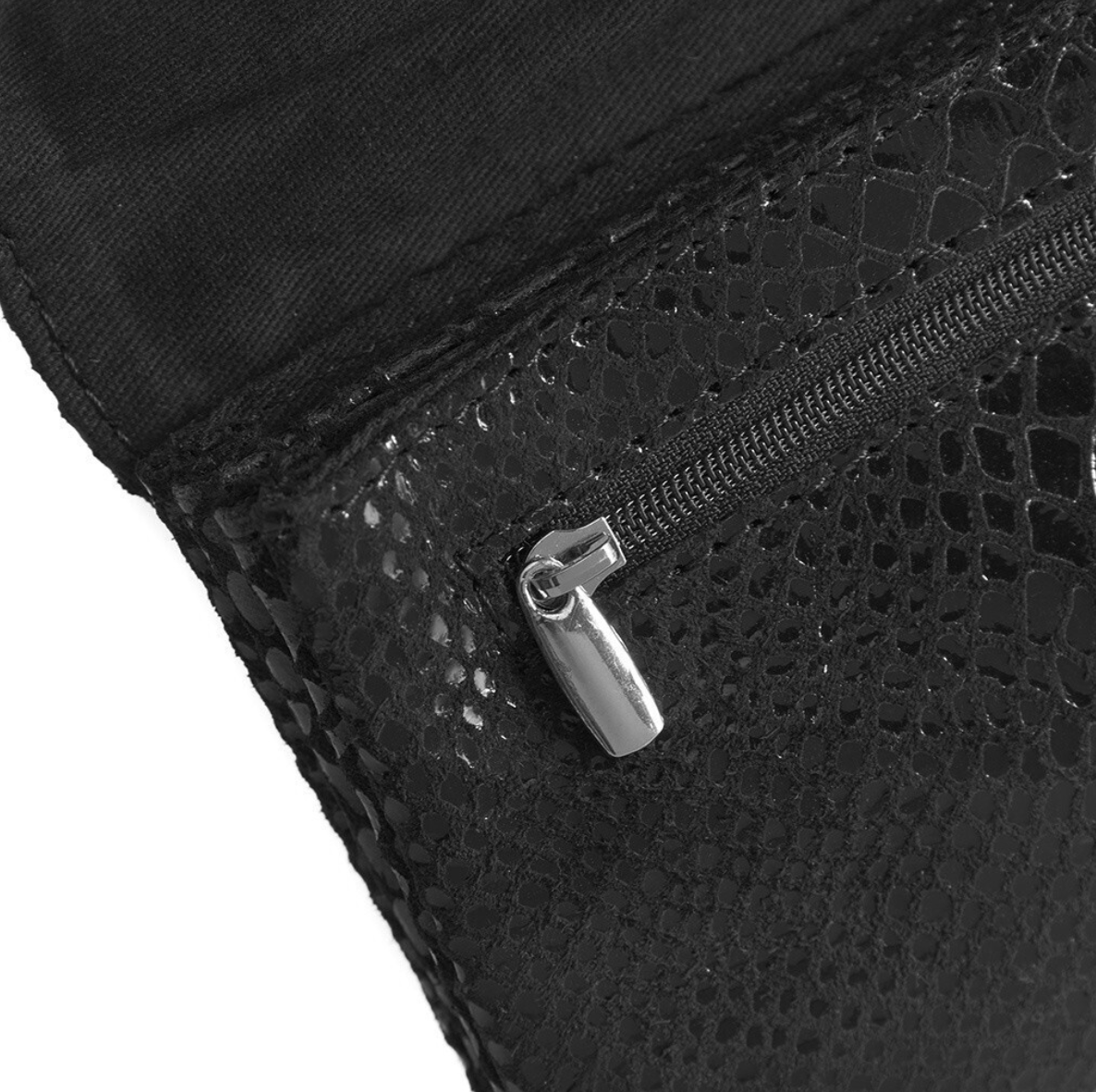 Lommebok Aura Black Croco