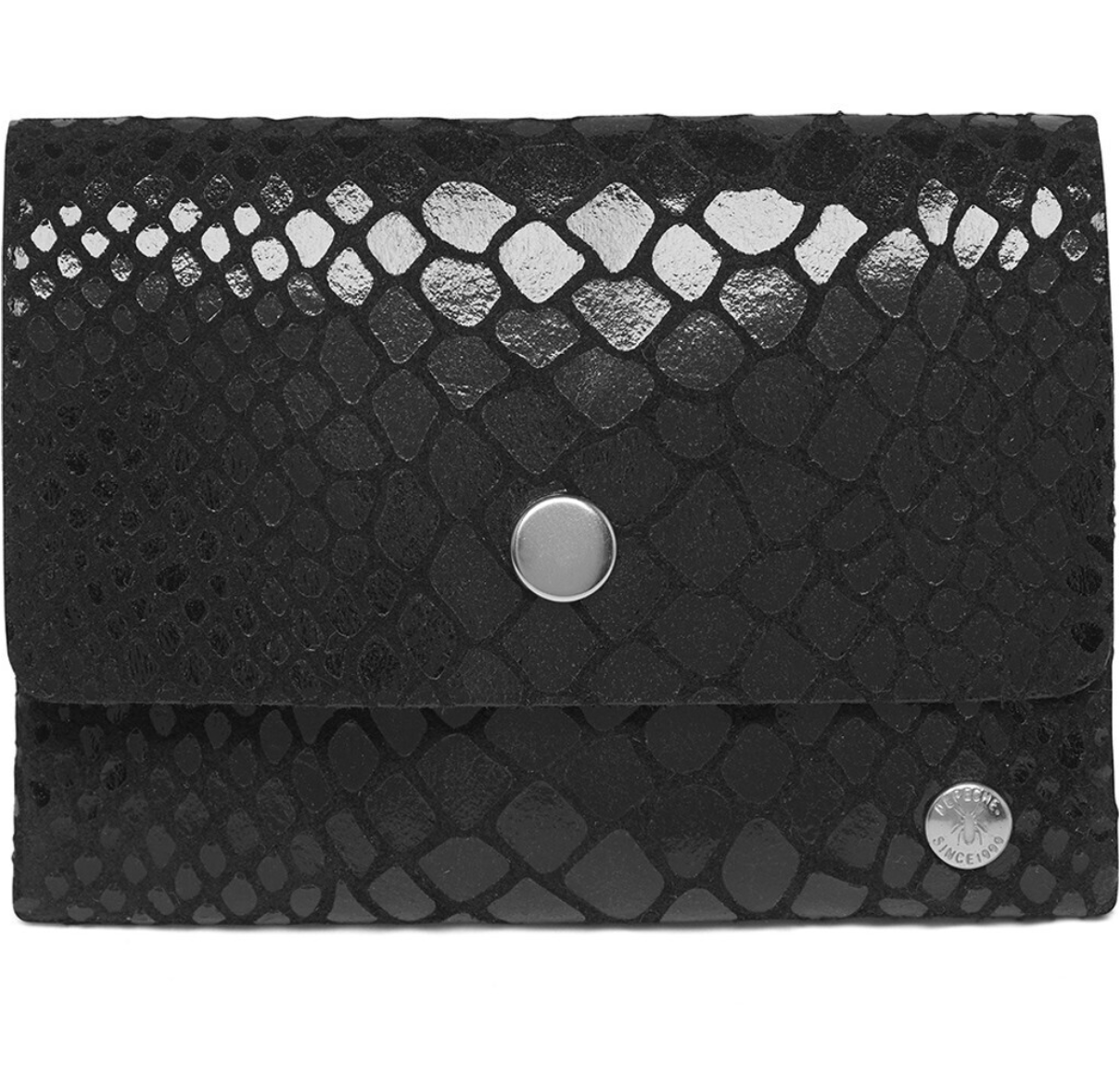 Lommebok Aura liten - Black croco