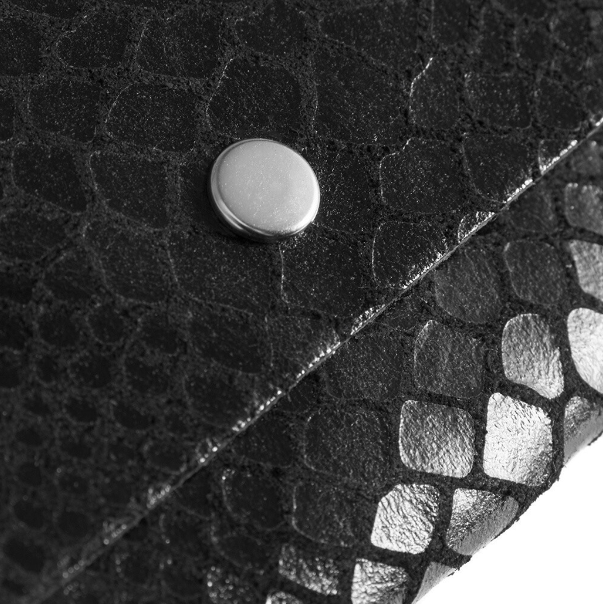 Lommebok Aura liten - Black croco