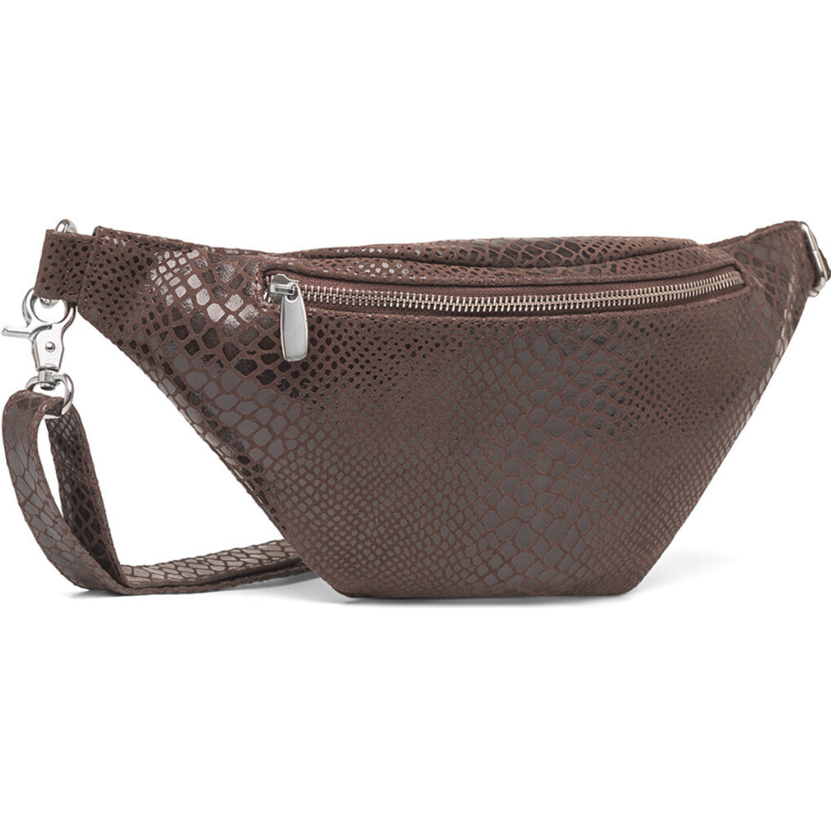 Bumbag Aura Brun Croco