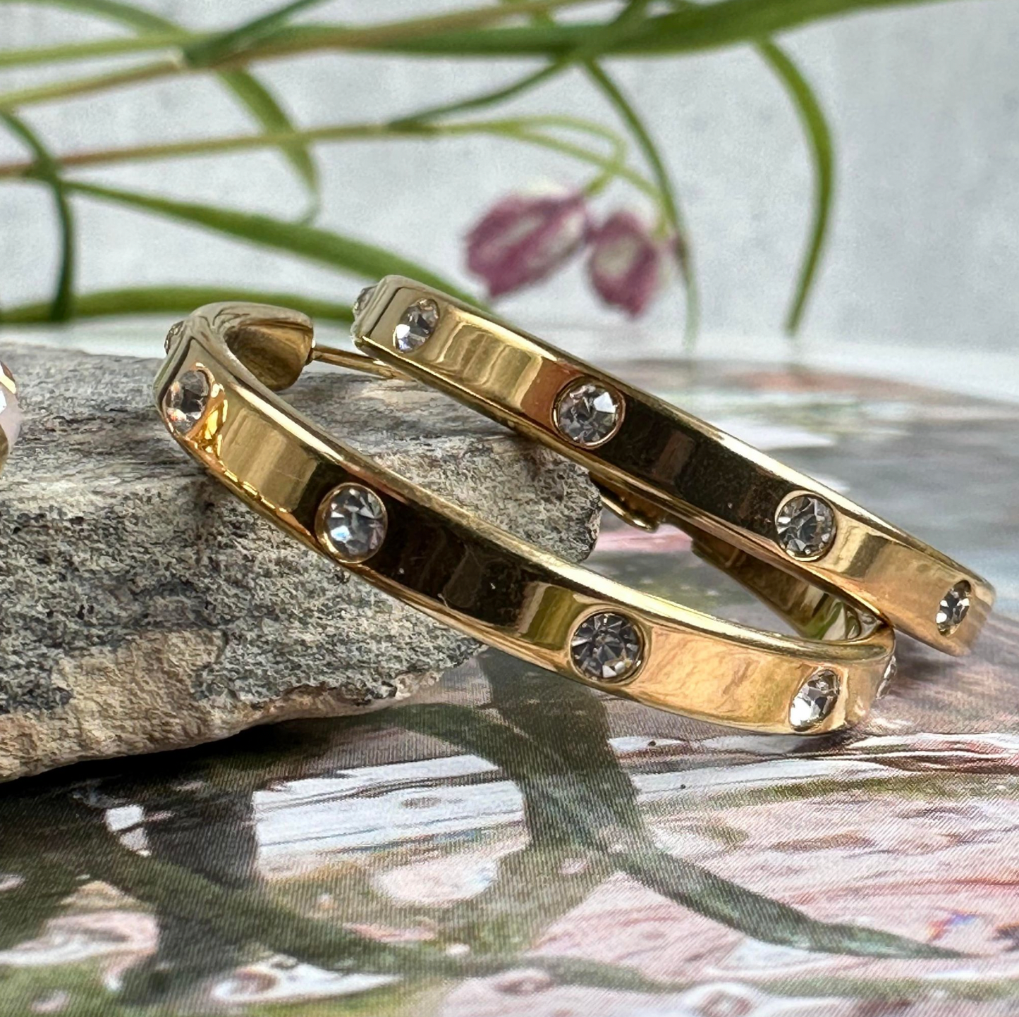 Øreringer Mindy 18k gullbelagt