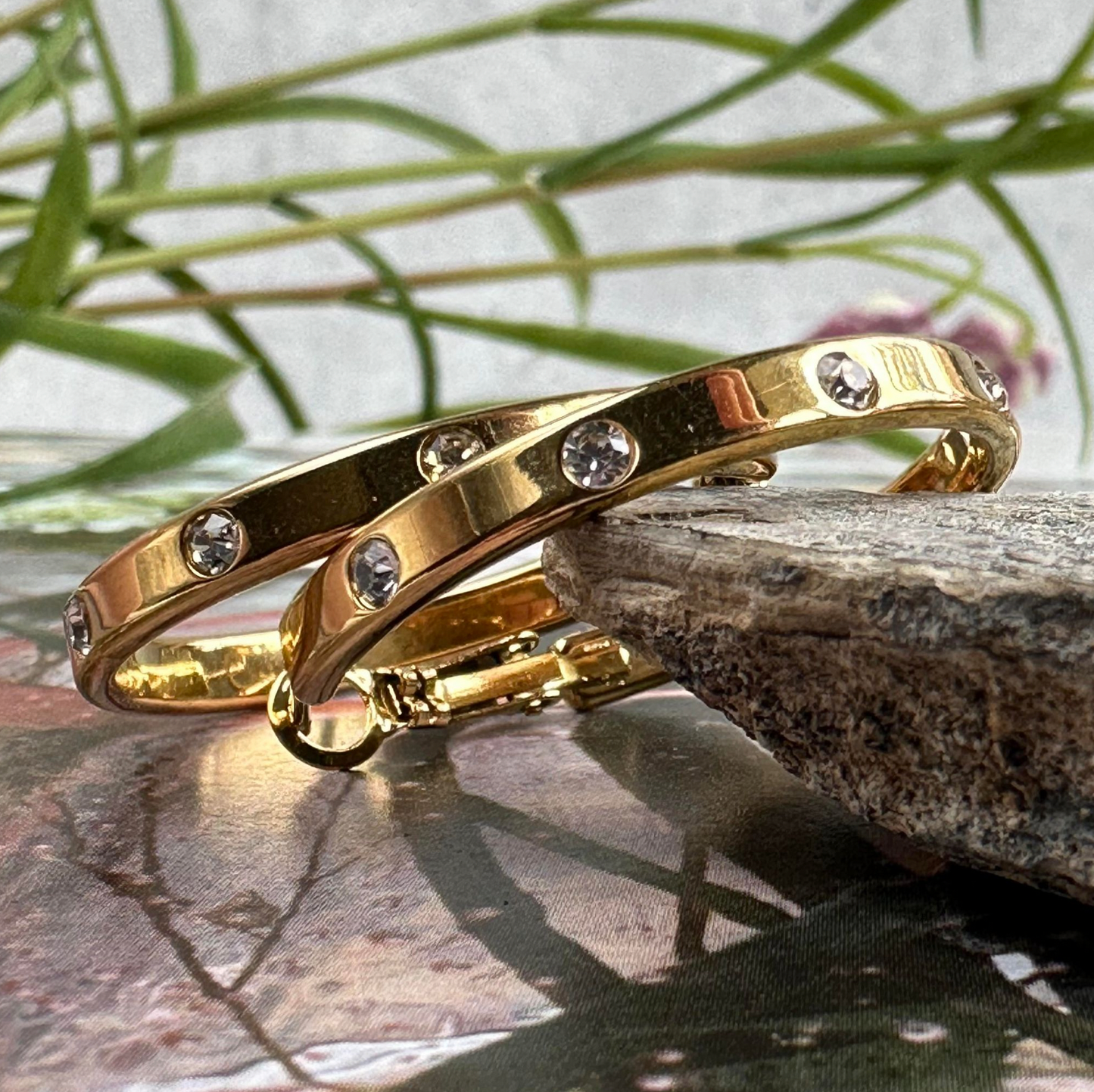 Øreringer Mindy 18k gullbelagt
