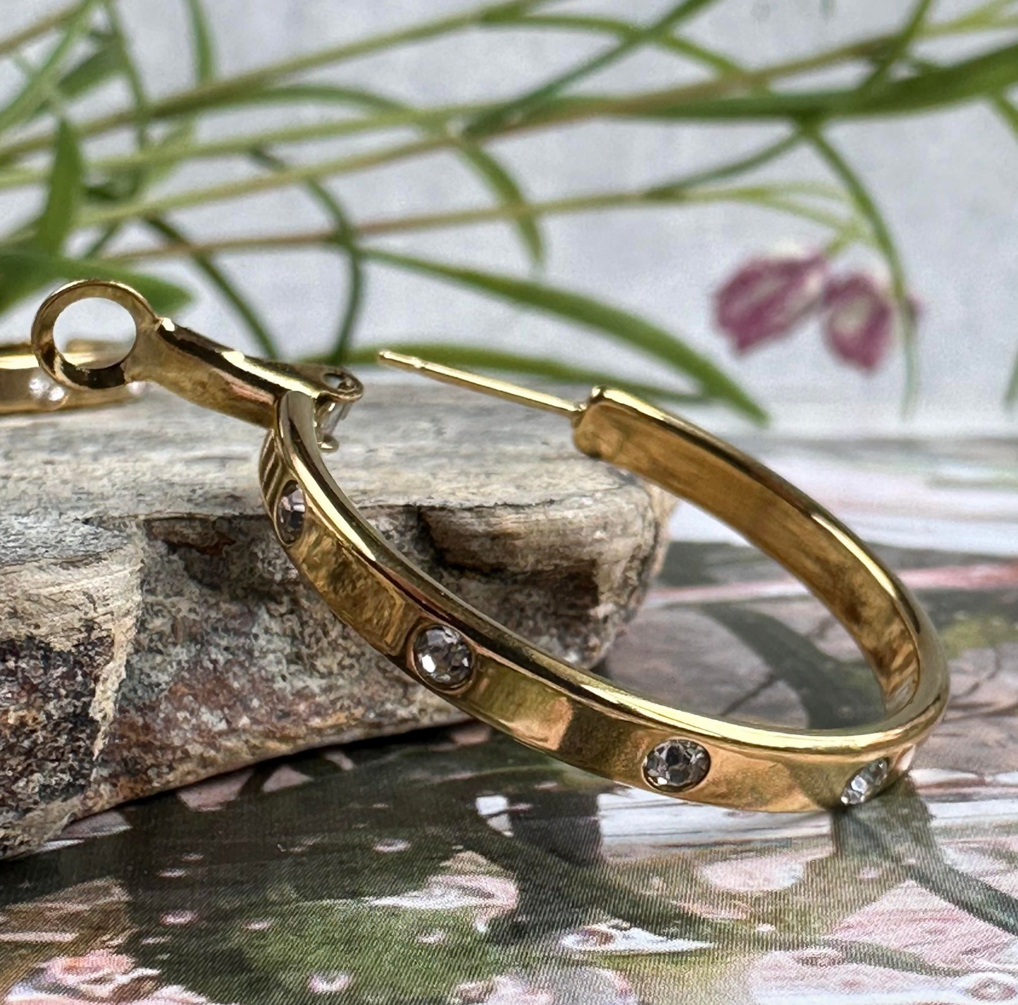Øreringer Mindy 18k gullbelagt