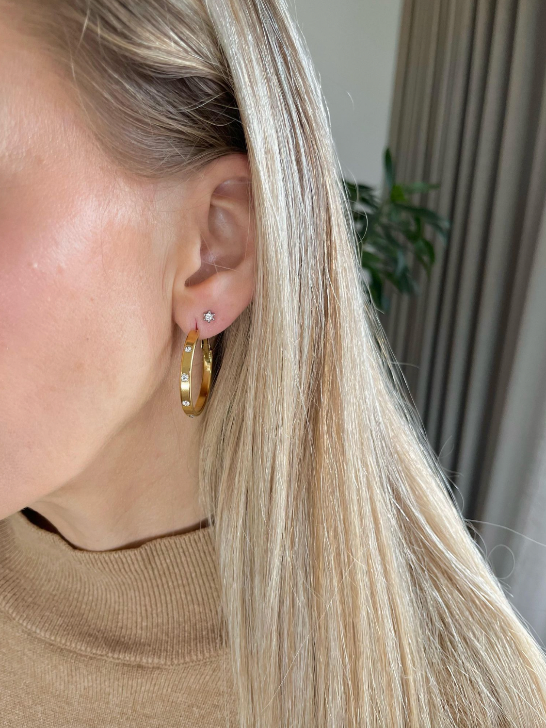 Øreringer Mindy 18k gullbelagt