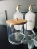 Makeup organizer - Akryl med bambuslokk