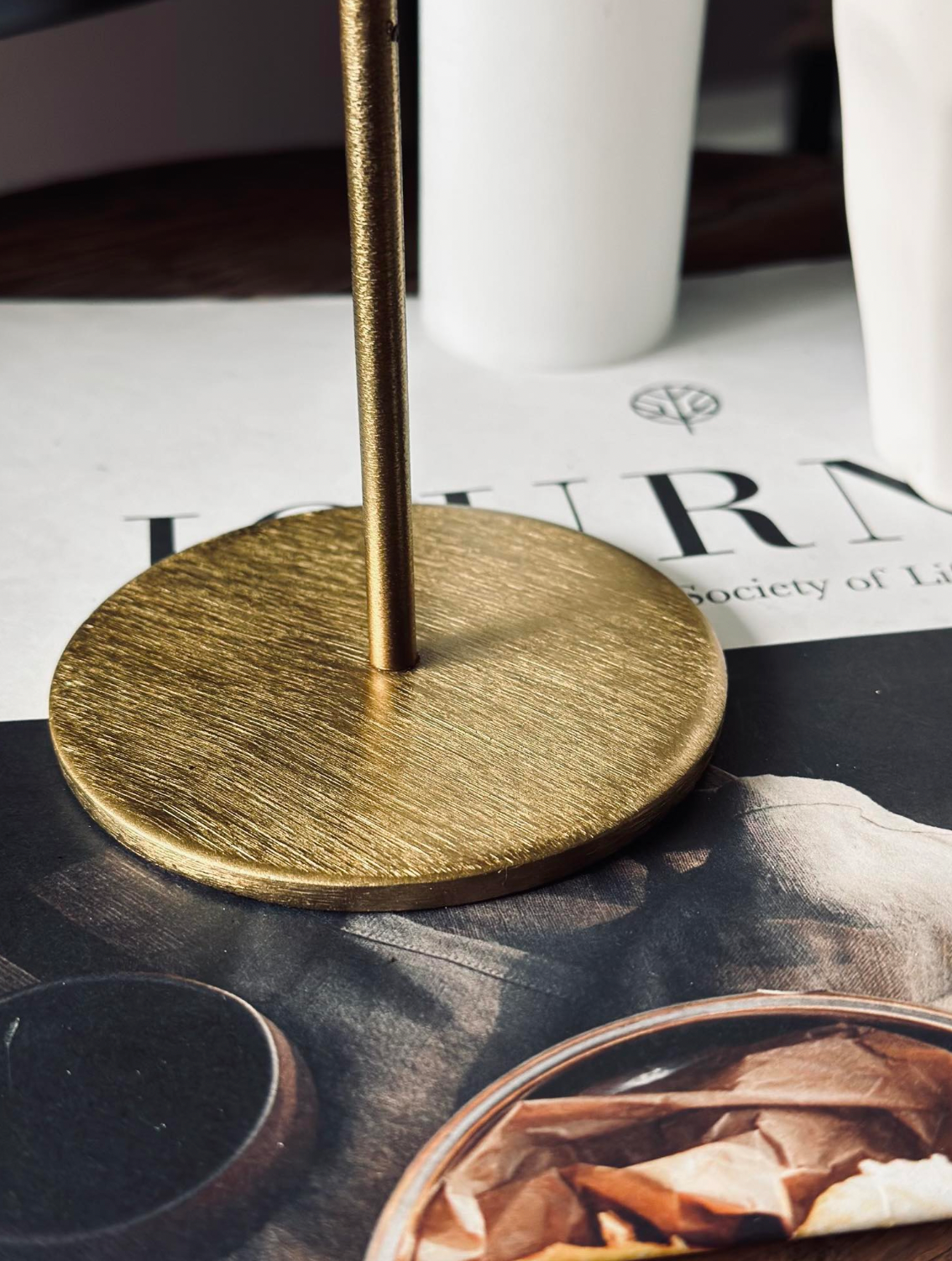 Lysestakesett til bloklys – Golden Liva