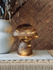 Mushroom med riller 20cm - Gylden