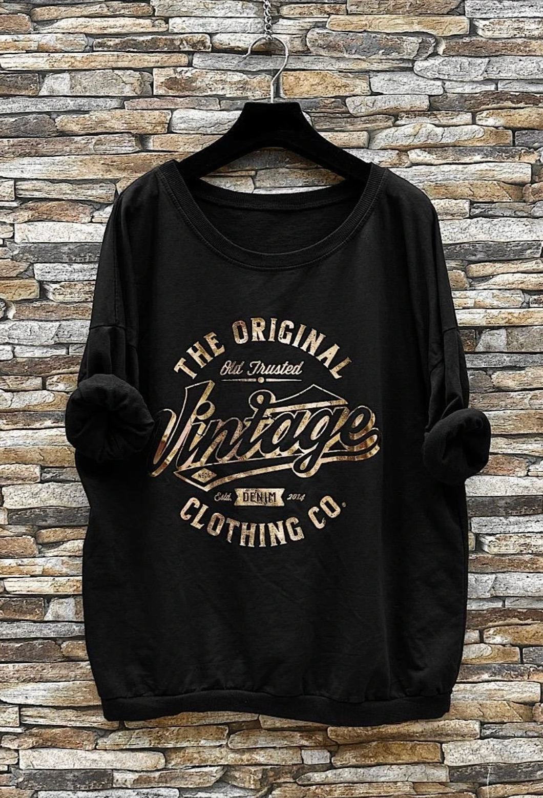 Bluse Vintage - Black
