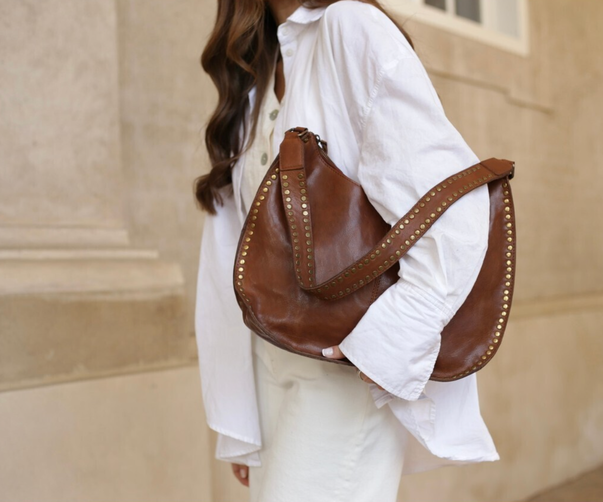 Skulderveske Celia Cognac