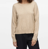 Bluse med vakre knapper - Beige