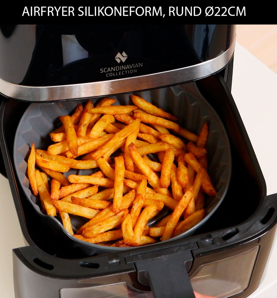 Airfryer silikonform - Dia 22 cm