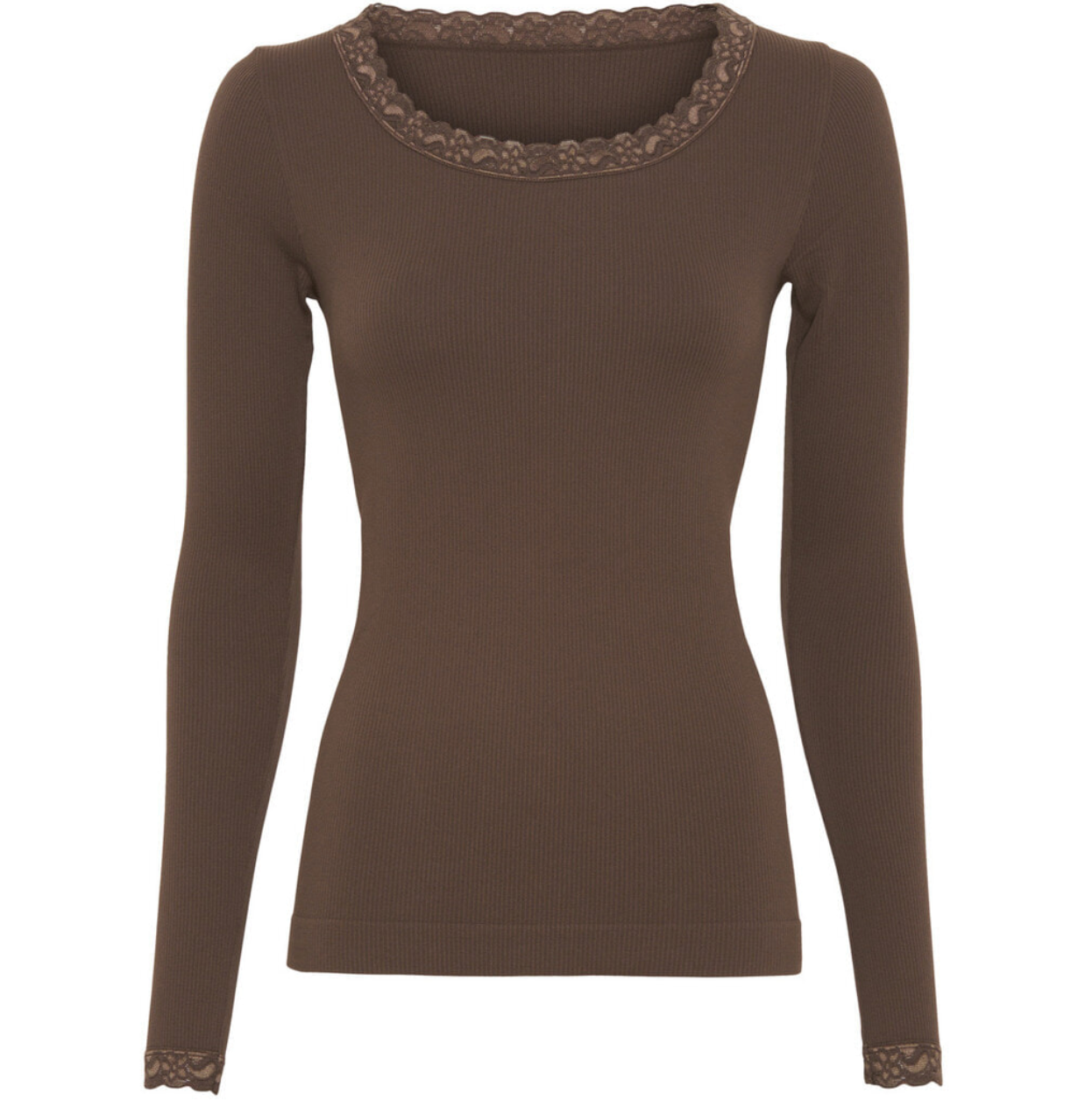 Bluse Frida mikrofiber - Caffe