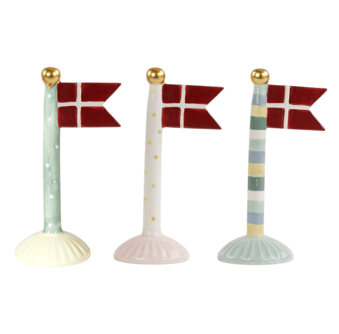 Flagg keramikk – Mix H 14 cm