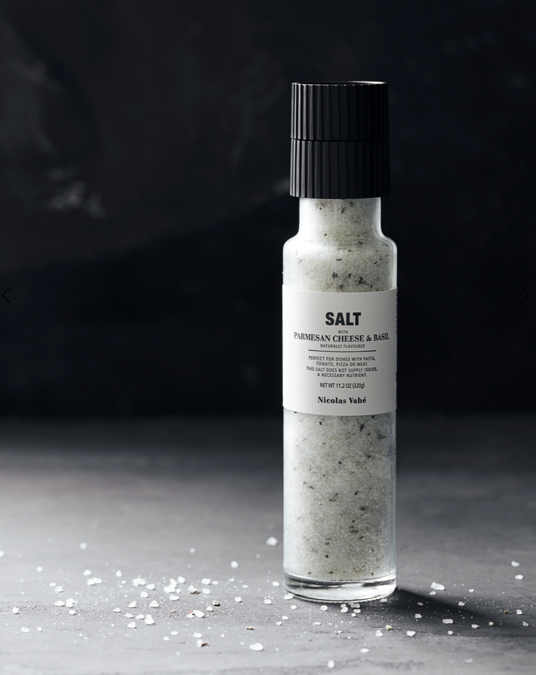 Havsalt med parmesanost og basilikum - Nicolas Vahé