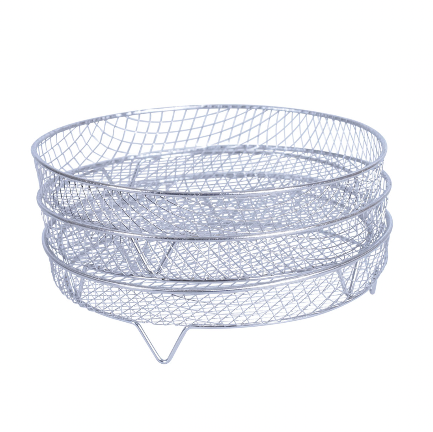 Rist for Airfryer i 3-lags stativ - Rund