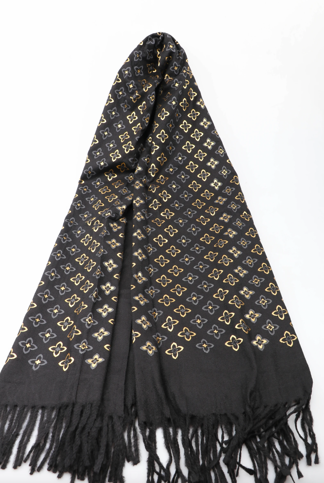 Skjerf - Black / Gold