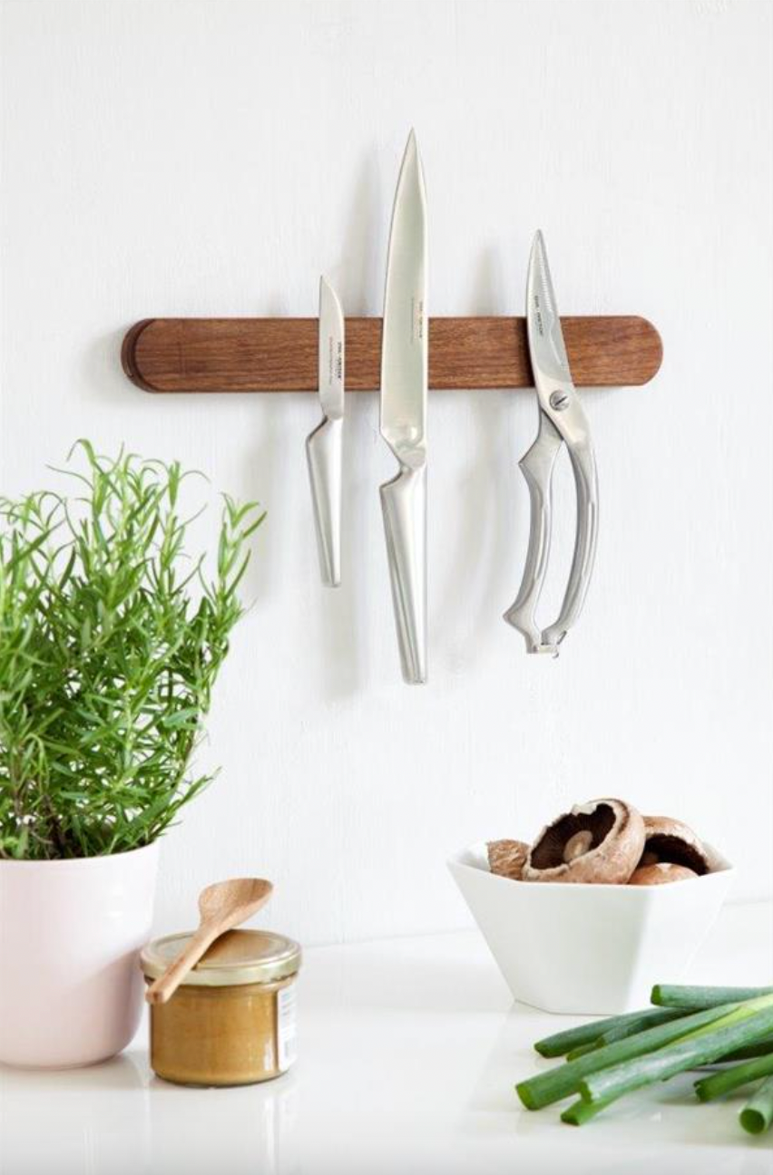 Magnetisk knivholder - Walnut