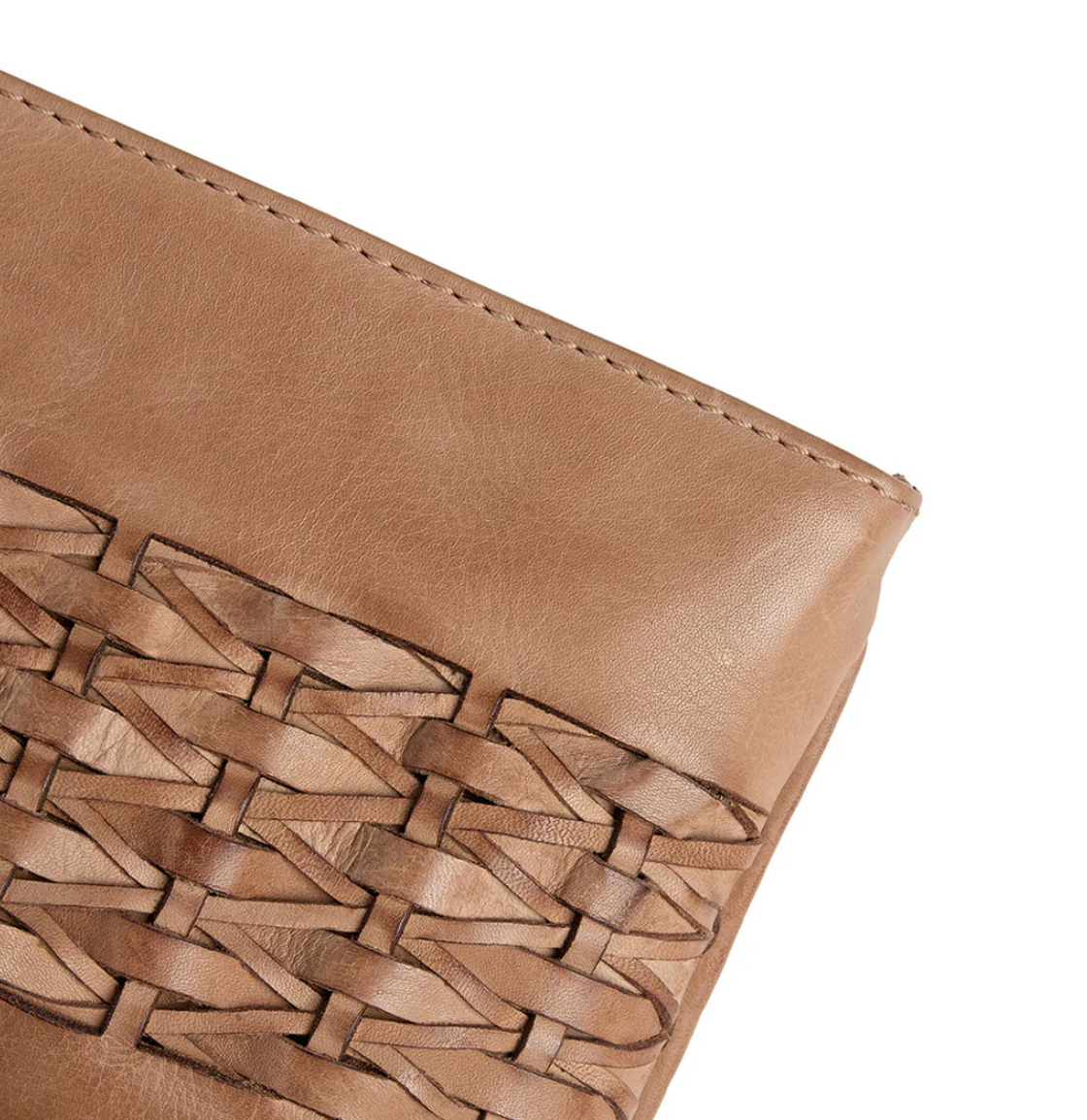 Clutch Lux Håndlaget - Kamel