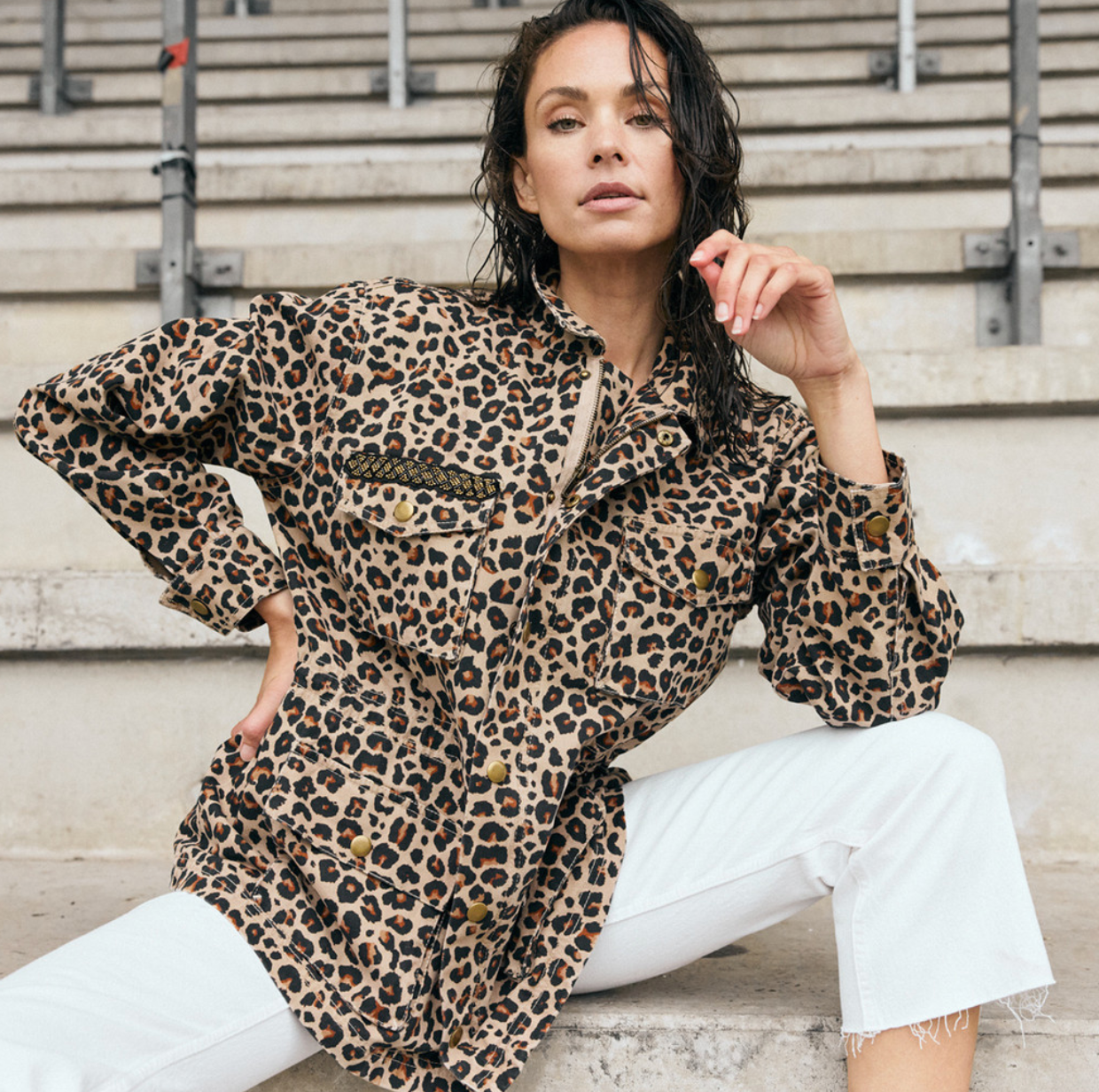 Jakke Leopard