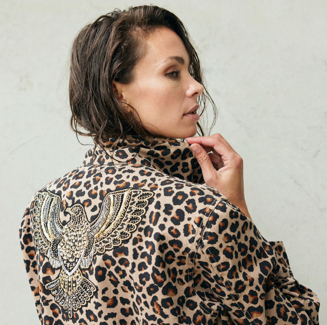 Jakke Leopard