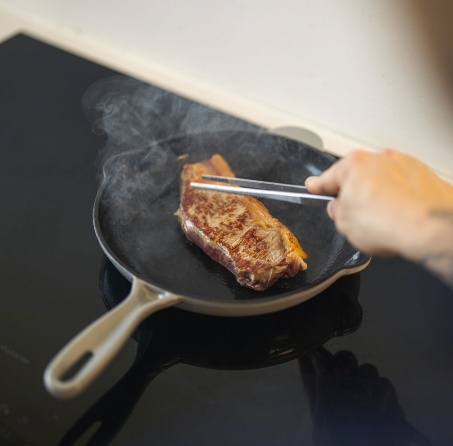 Emaljert støpejern stekepanne Ø26cm