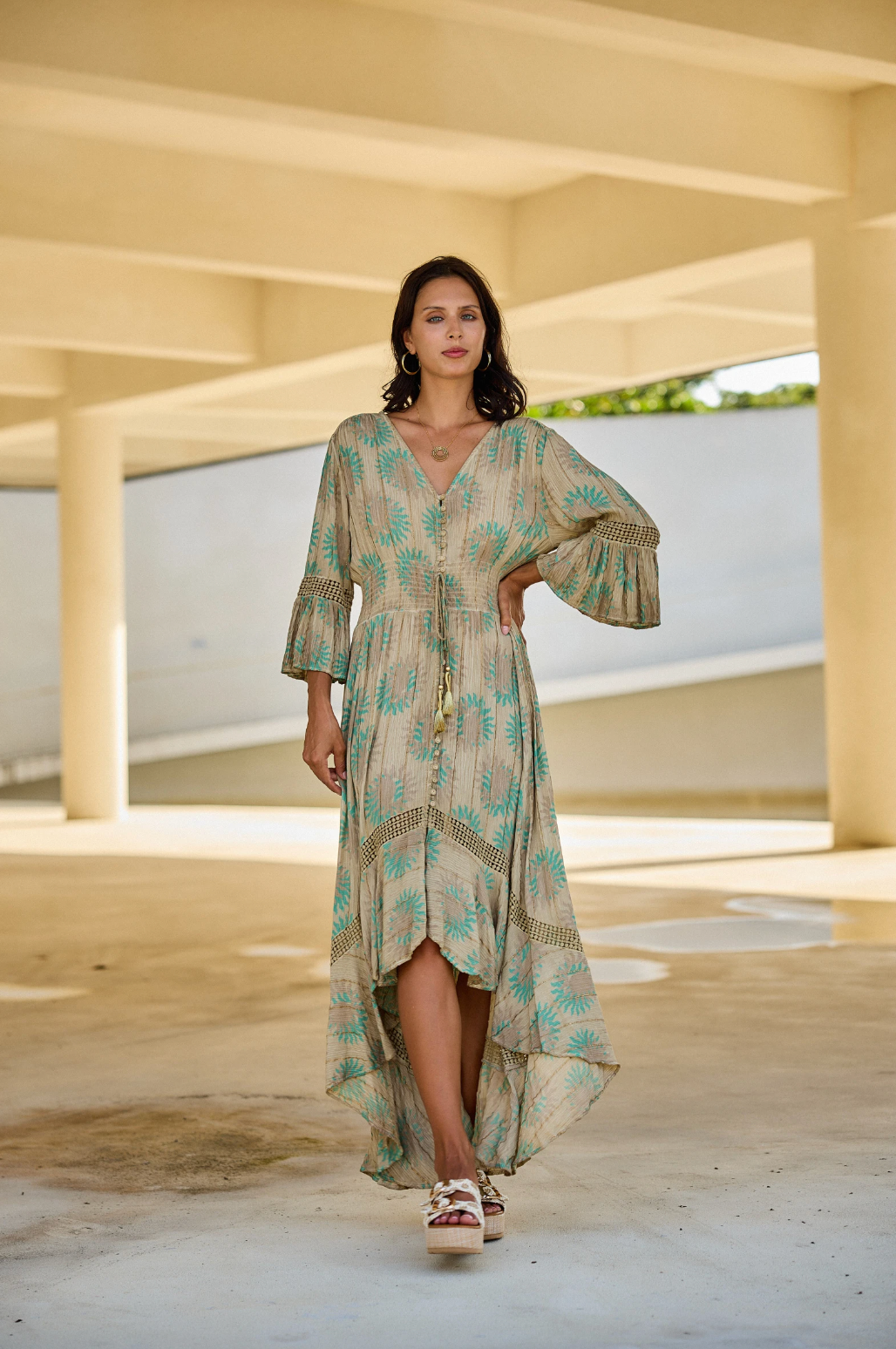 Kjole Boho Coral