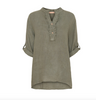 Skjortebluse Vera linmix - Military