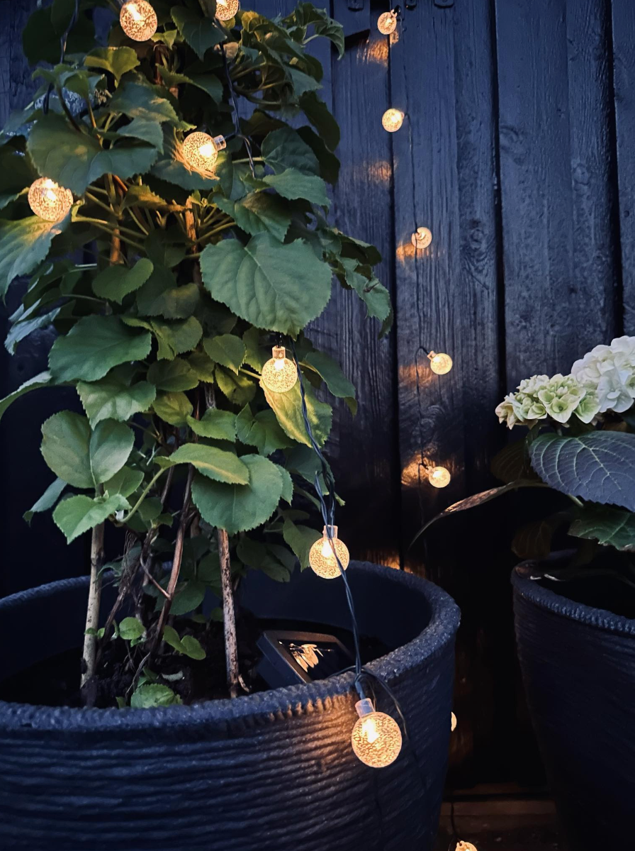 Lyslenke Bella med 20 Pærer – Solcelle