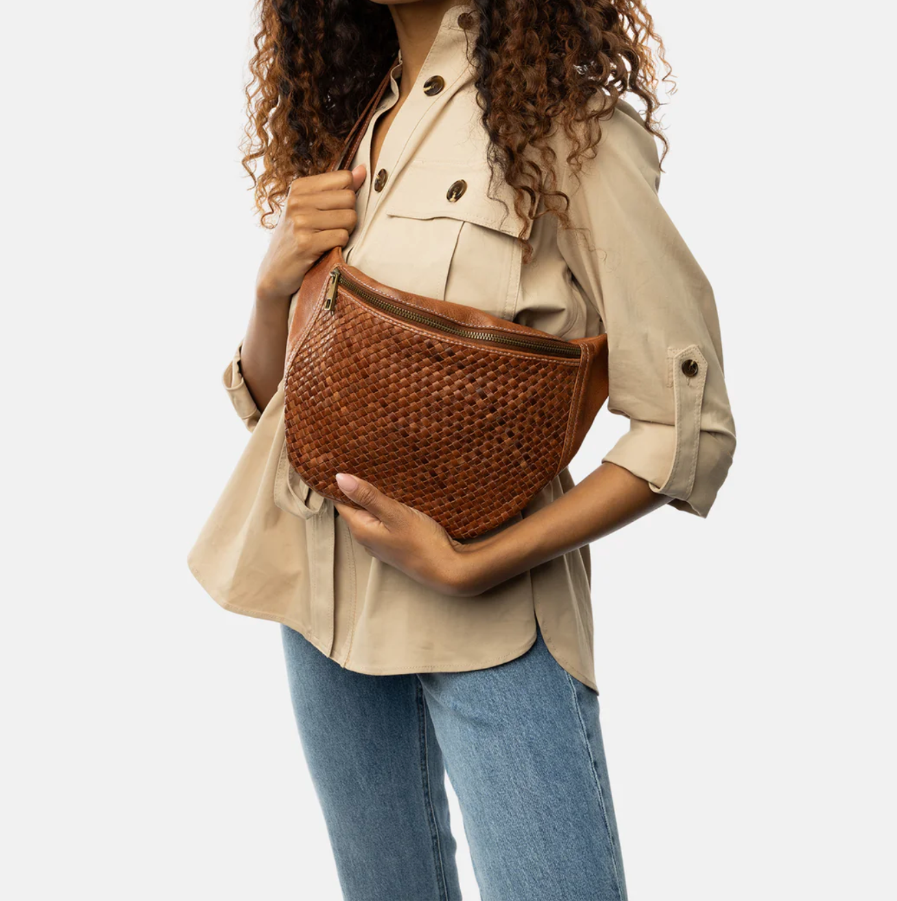 Bumbag DARIA Skinn - Valnøtt