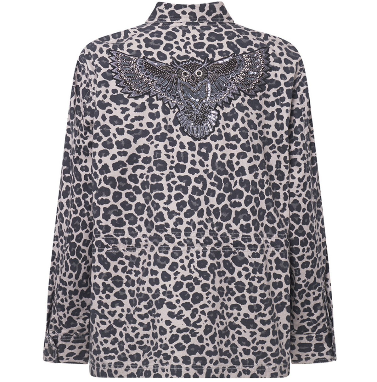 Jakke Leopard Grey