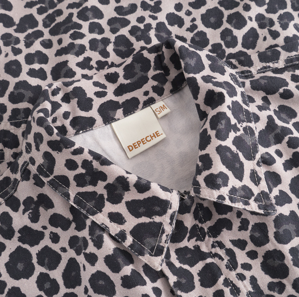 Jakke Leopard Grey