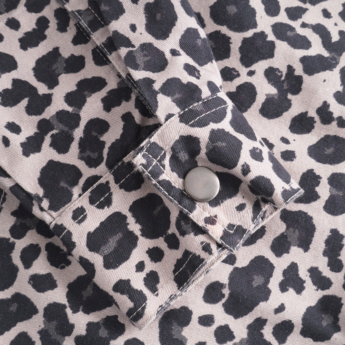Jakke Leopard Grey