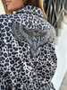 Jakke Leopard Grey