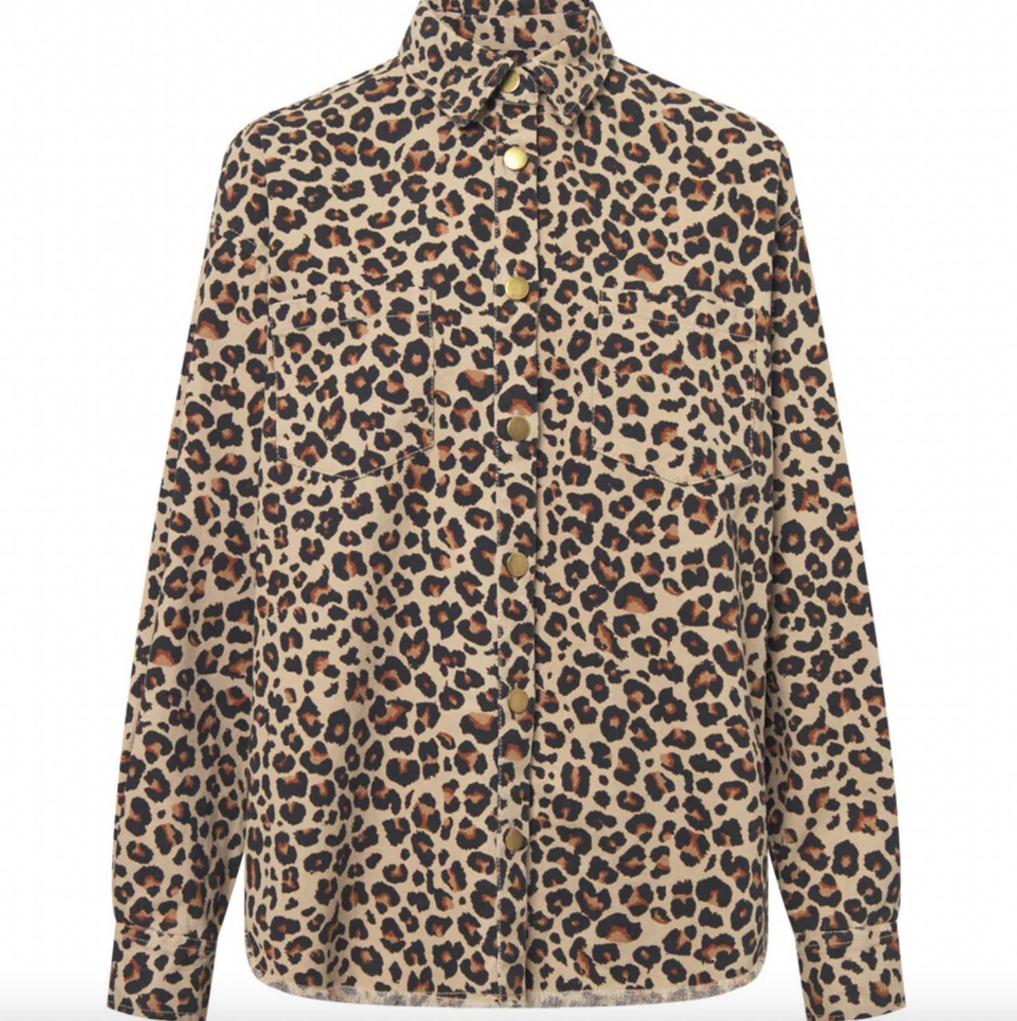 Trendy skjorte - Brun leopard