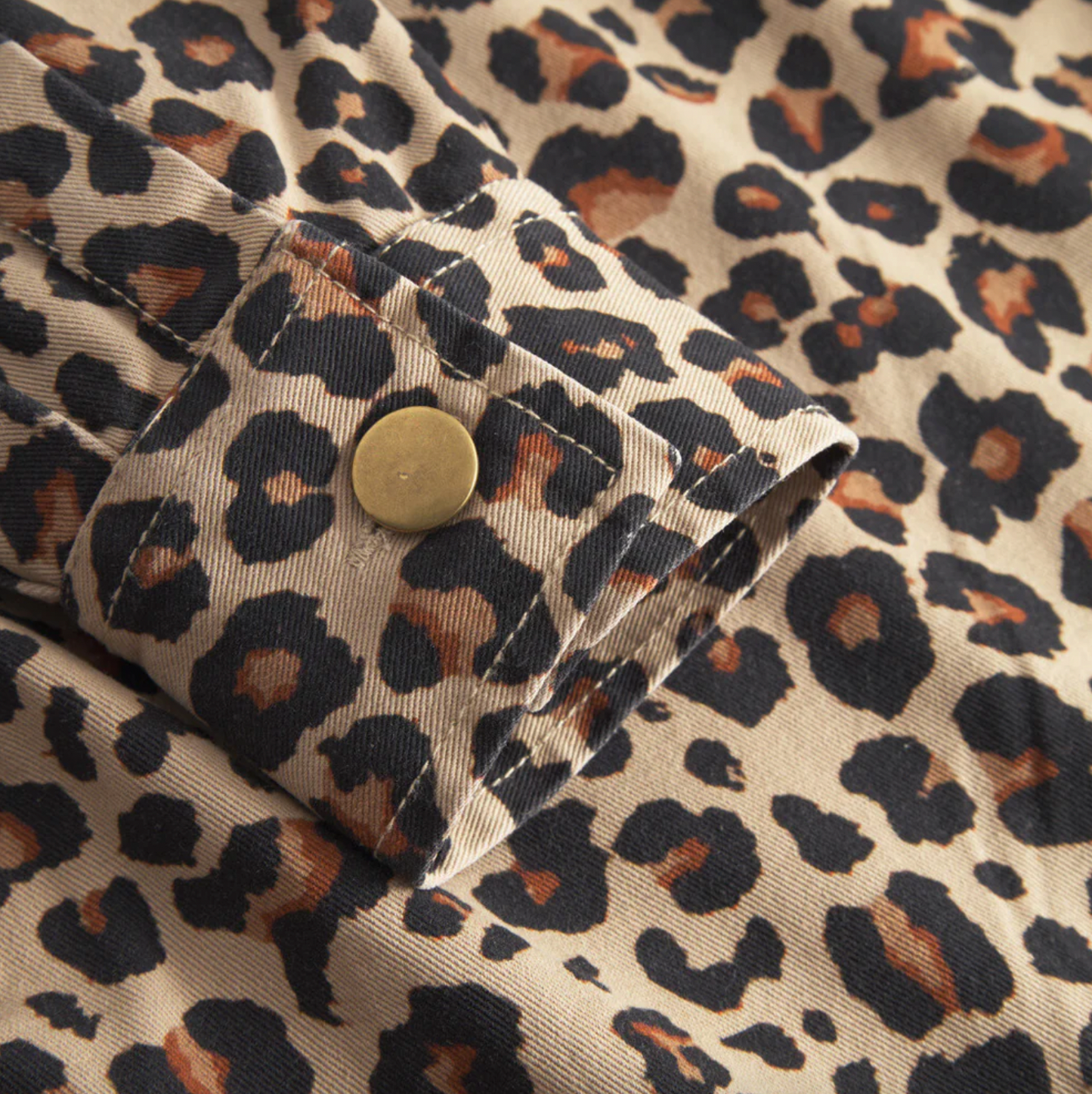 Trendy skjorte - Brun leopard