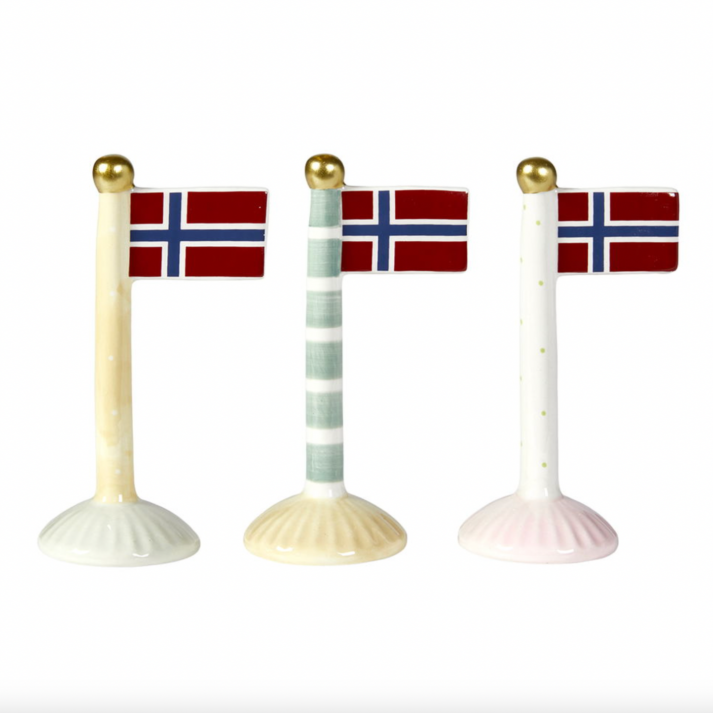 Flagg keramikk – Norge