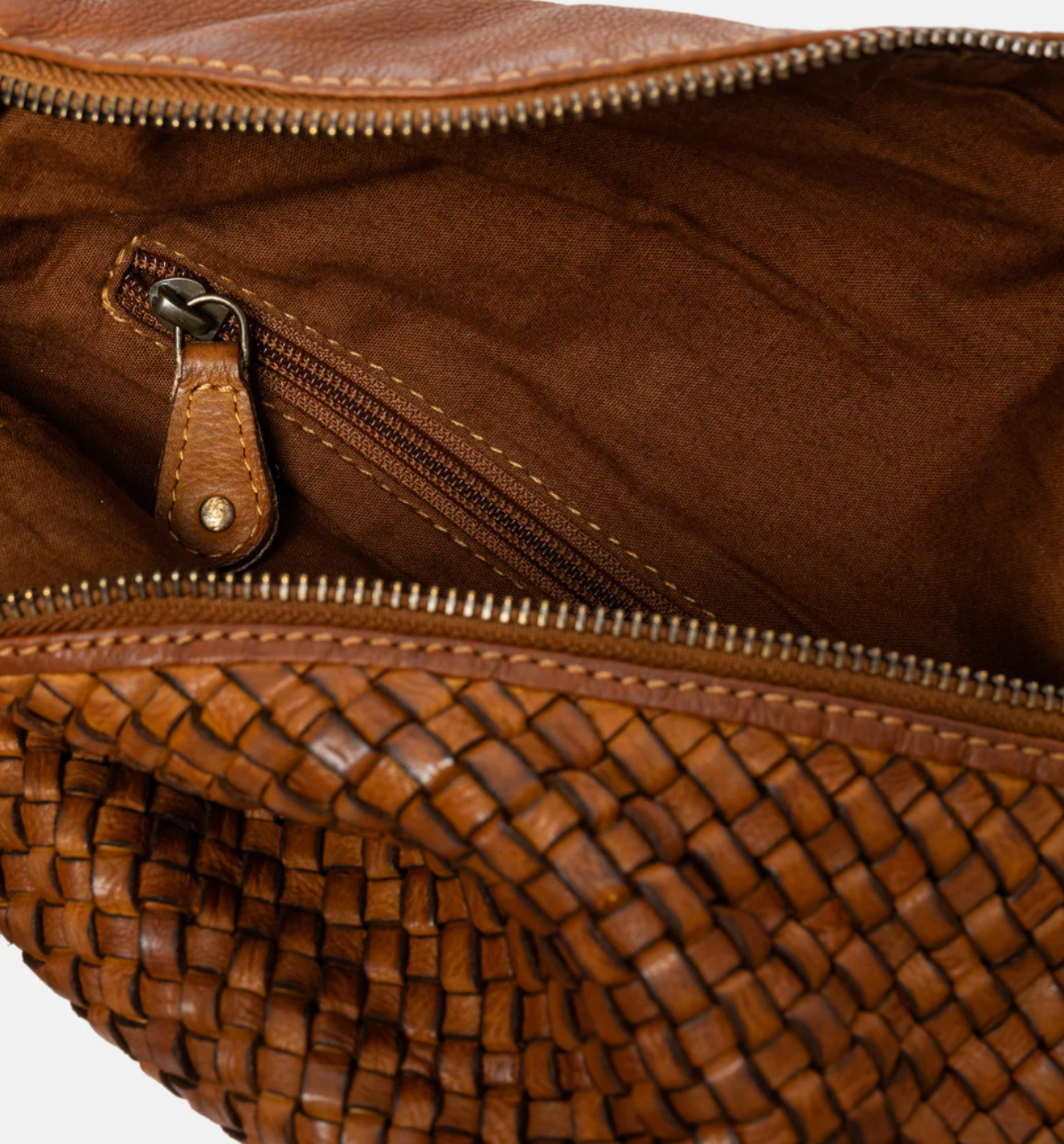 Belteveske Miriam Cognac