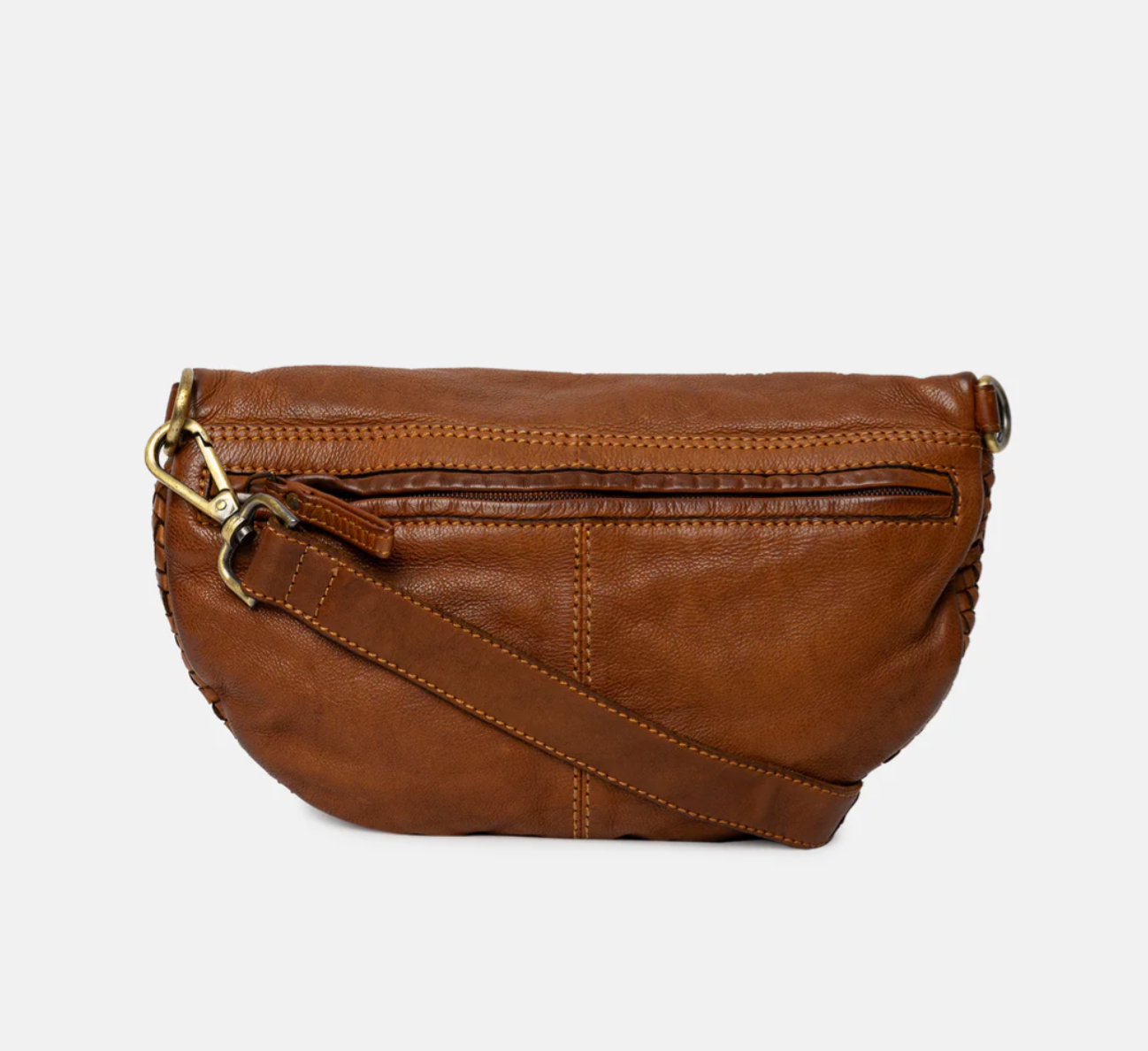 Belteveske Miriam Cognac
