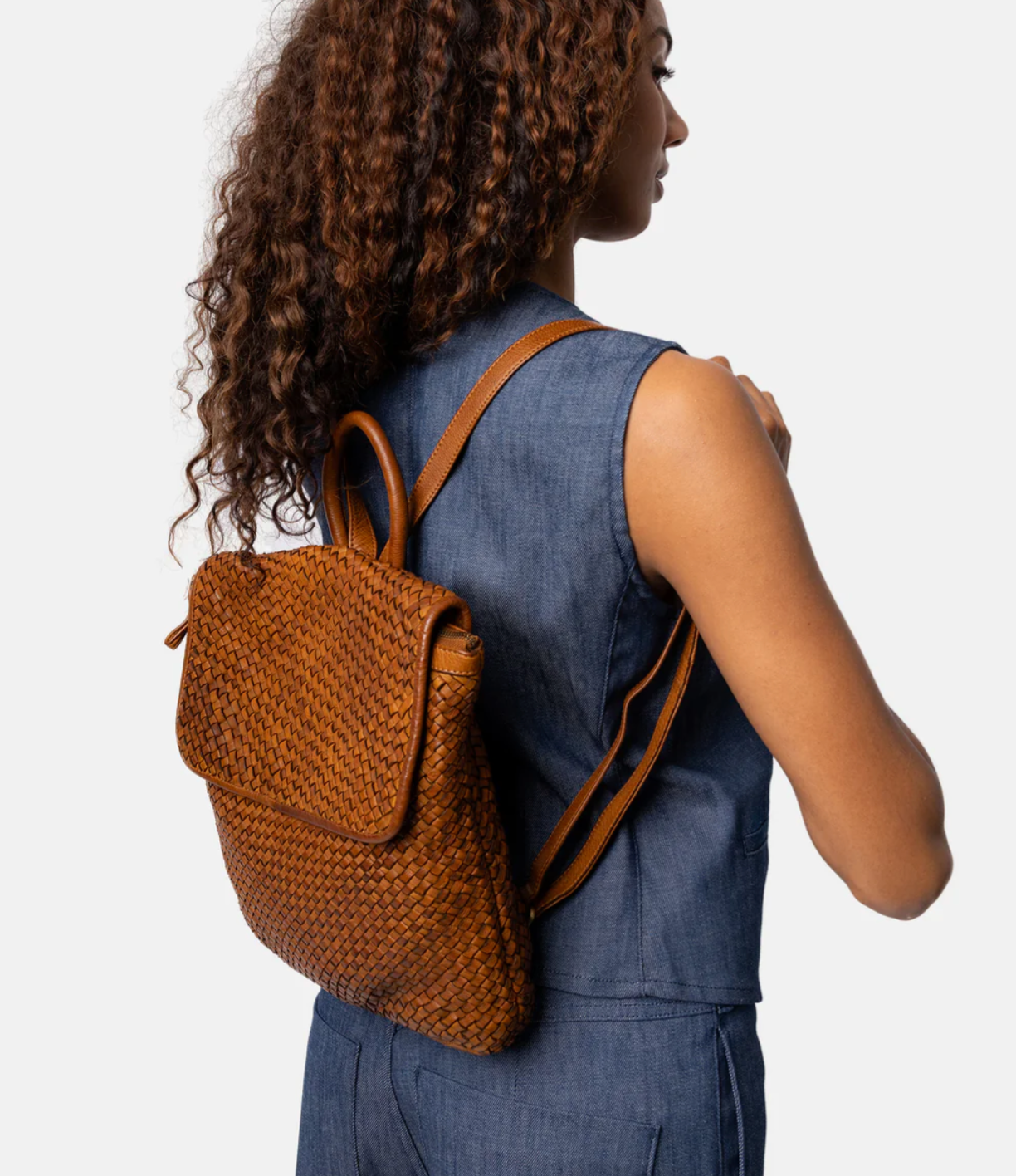 Ryggsekk Miriam Cognac