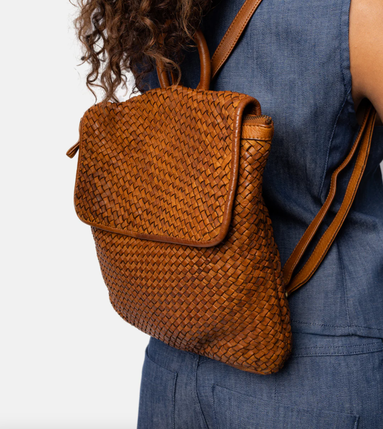 Ryggsekk Miriam Cognac