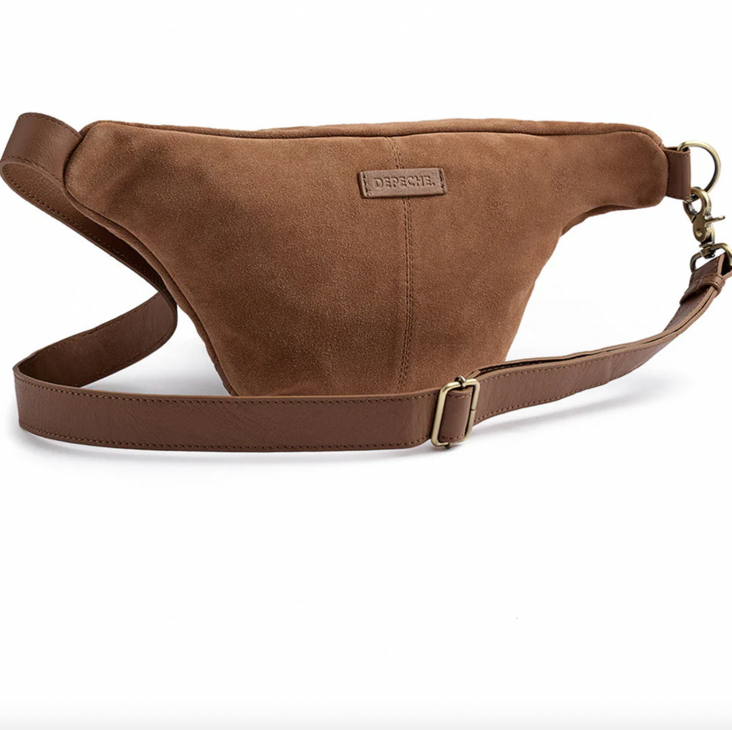 Bumbag Donna semsket skinn - Tan