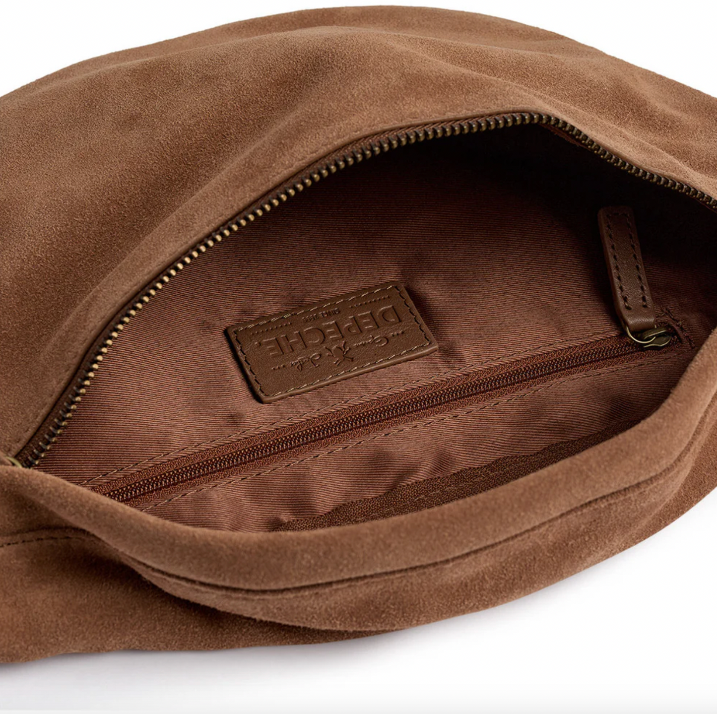 Bumbag Donna semsket skinn - Tan
