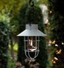 Solcellelampe med oppheng - Hvit