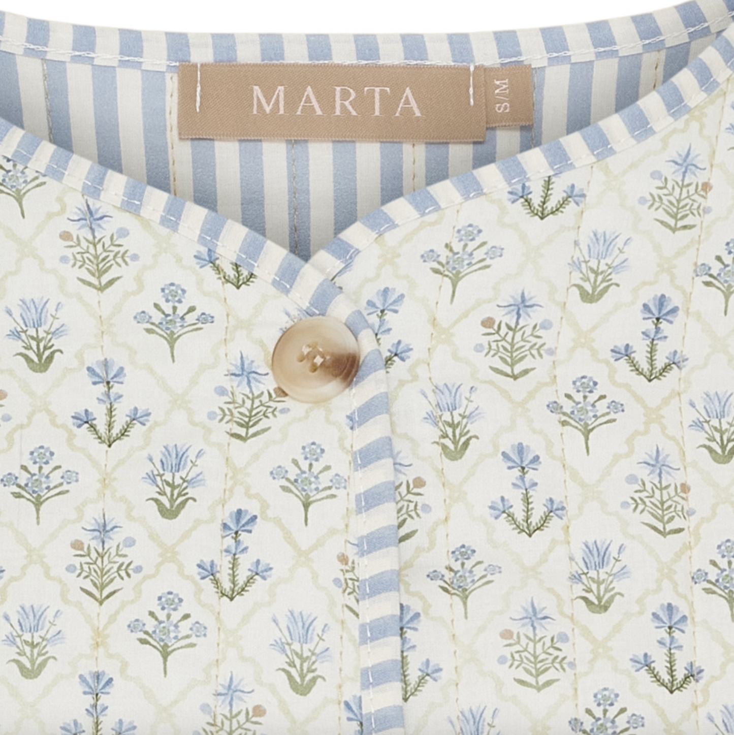 Jakke Quilt - Blå