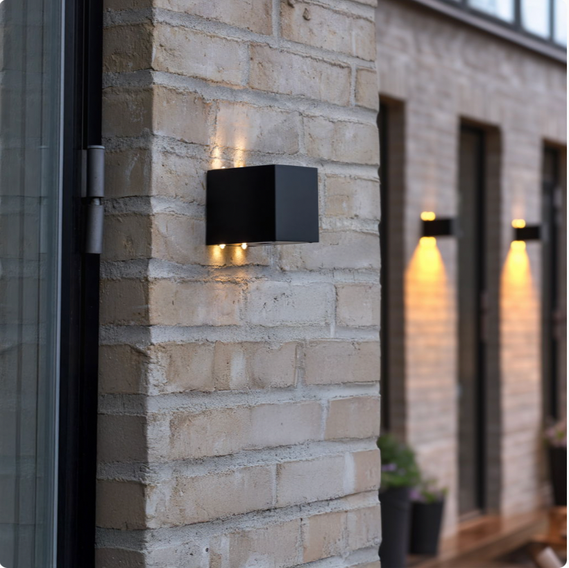 Cube Up &amp; Down Solar Lampe - 2 stk