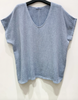 T-skjorte Cozy linblanding - Jeans